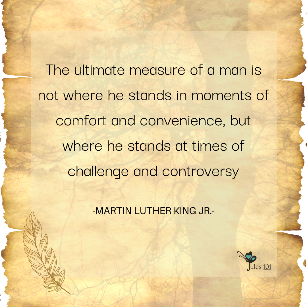 Quote - The ultimate measure... - Jules101